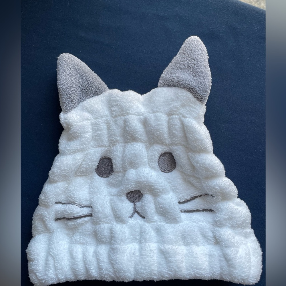 Daiso drying towel cap for babies
